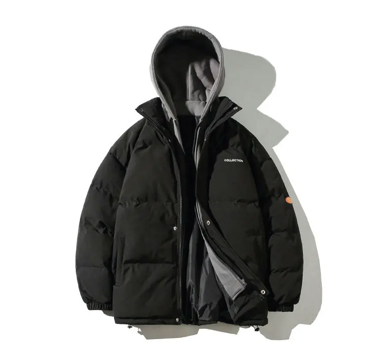 Winter Warm Jacket Mens Streetwear Fashion Parka Men Hooded Thick Korean Fashion Loose Coat for Men Women Winter Parkas Coats