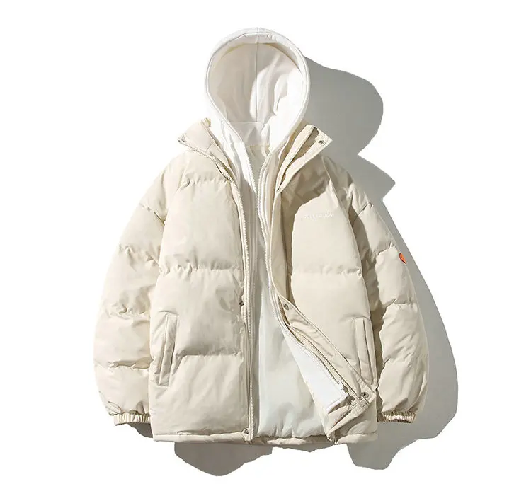 Winter Warm Jacket Mens Streetwear Fashion Parka Men Hooded Thick Korean Fashion Loose Coat for Men Women Winter Parkas Coats