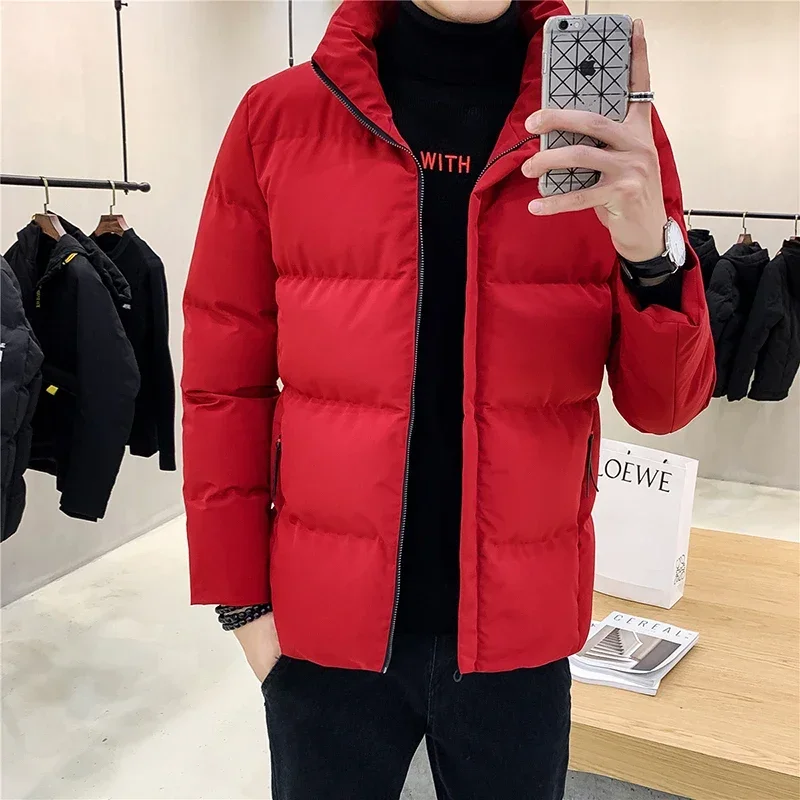 Winter Outdoor Simple and Natural Sports Leisure Windproof Breathable Warm Cotton Clothing Men's Fashion Trend Versatile Jacket