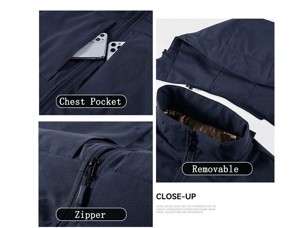 Winter Men's Warm Cargo Hooded Parkas Coats Outdoor Men Windbreaker Waterproof Coats Classic Men Thermal Workwear Padded Jackets