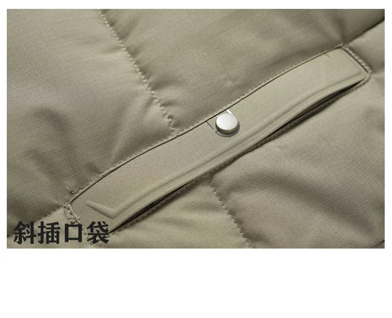 Winter Business Casual Men Parkas Coats All-match Thicken Warm Male Clothes Outdoor Windproof Cotton Jackets Hooded Comfortable