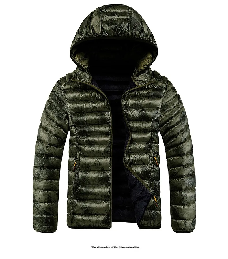 Autumn/Winter Classic American Vintage Sporty Windproof Thickened Warm Hooded Cotton Jacket Men's Casual Loose Plus Size Coat