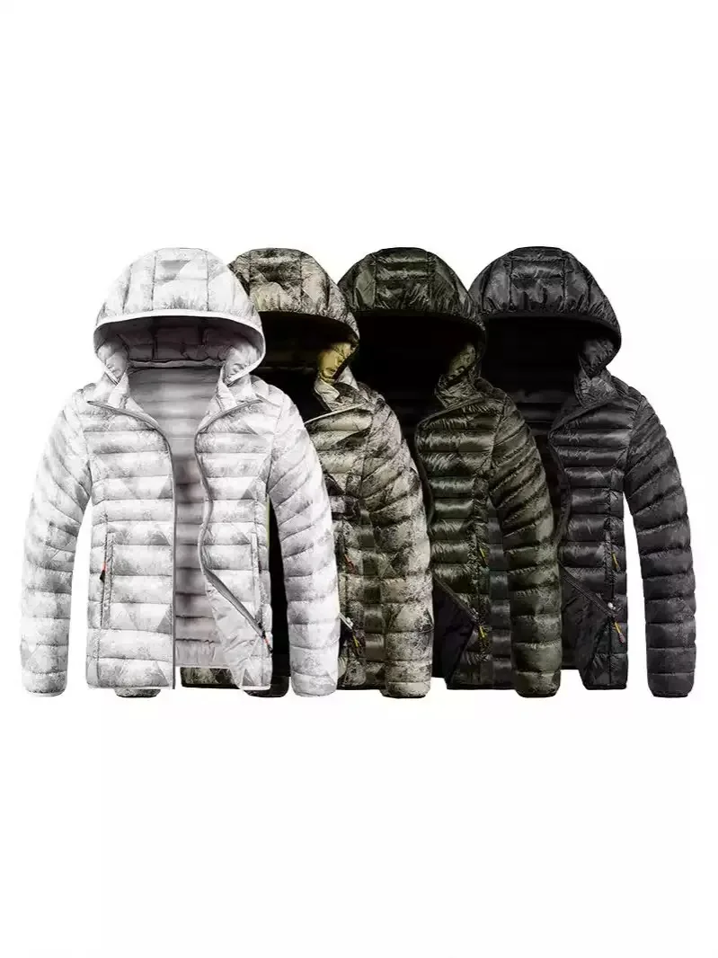 Autumn/Winter Classic American Vintage Sporty Windproof Thickened Warm Hooded Cotton Jacket Men's Casual Loose Plus Size Coat