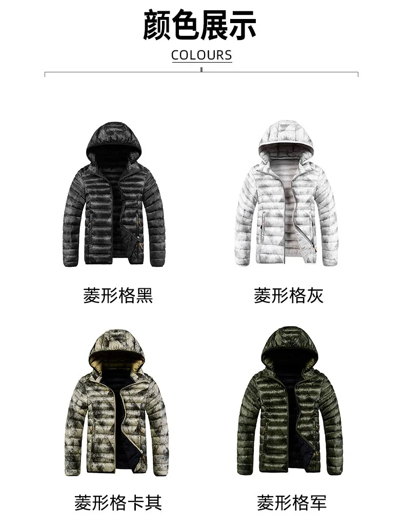 Autumn/Winter Classic American Vintage Sporty Windproof Thickened Warm Hooded Cotton Jacket Men's Casual Loose Plus Size Coat