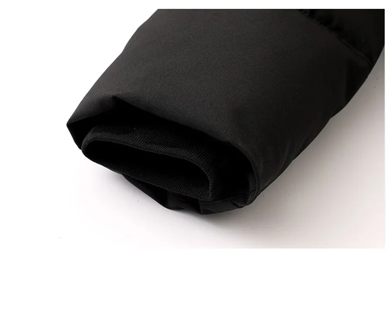 Winter New Style Business Casual Men Parkas Solid Color All-match Outerwear Hooded Windproof Warm Male Clothes Fashion Thicken