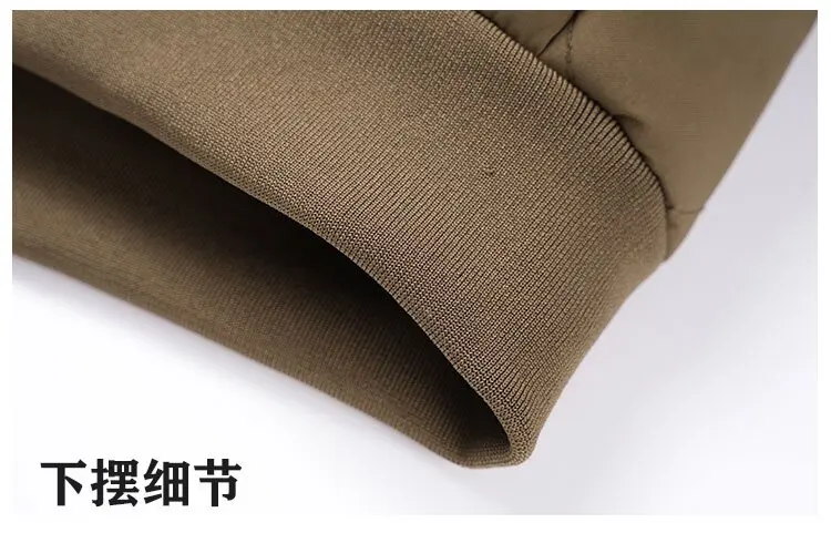 AutumnWinter Fashion Solid Color American Style Sporty Thickened Warm Windproof Cotton Jacket Men's Casual Loose Plus Size Coat