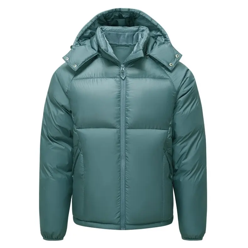 UETEEY Men's Winter Hooded Puffer Parka Thick Warm Heavyweight Windproof Outdoor Casual Streetwear Fashion Jacket Versatile Coat