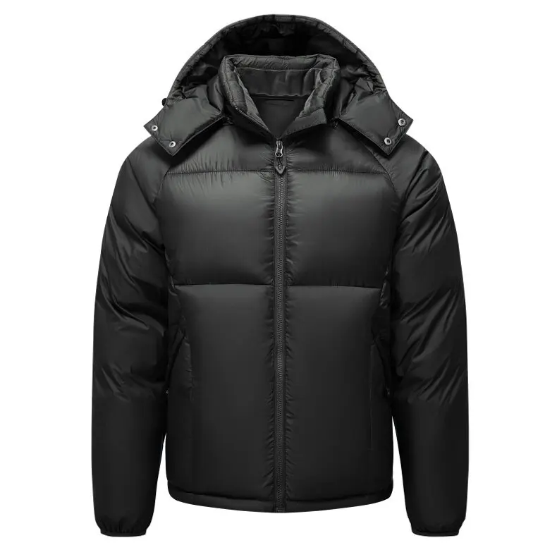 UETEEY Men's Winter Hooded Puffer Parka Thick Warm Heavyweight Windproof Outdoor Casual Streetwear Fashion Jacket Versatile Coat
