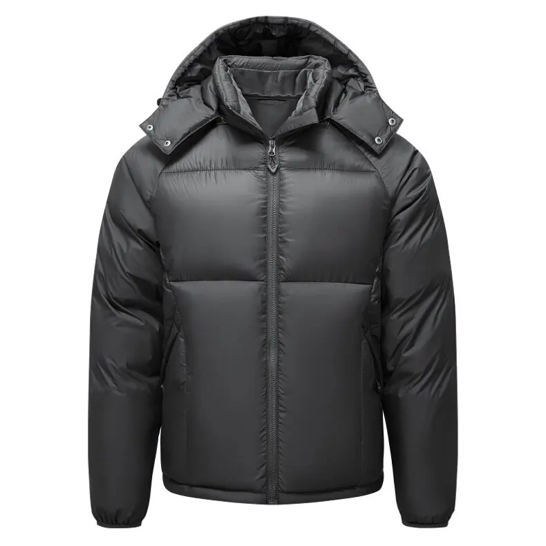 UETEEY Men's Winter Hooded Puffer Parka Thick Warm Heavyweight Windproof Outdoor Casual Streetwear Fashion Jacket Versatile Coat