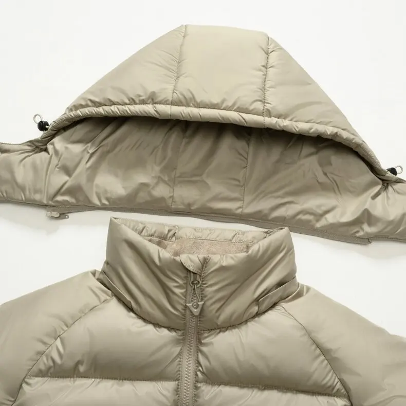 UETEEY Men's Winter Hooded Puffer Parka Thick Warm Heavyweight Windproof Outdoor Casual Streetwear Fashion Jacket Versatile Coat