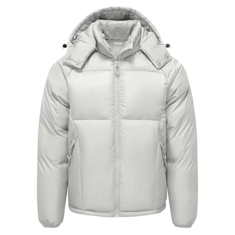UETEEY Men's Winter Hooded Puffer Parka Thick Warm Heavyweight Windproof Outdoor Casual Streetwear Fashion Jacket Versatile Coat