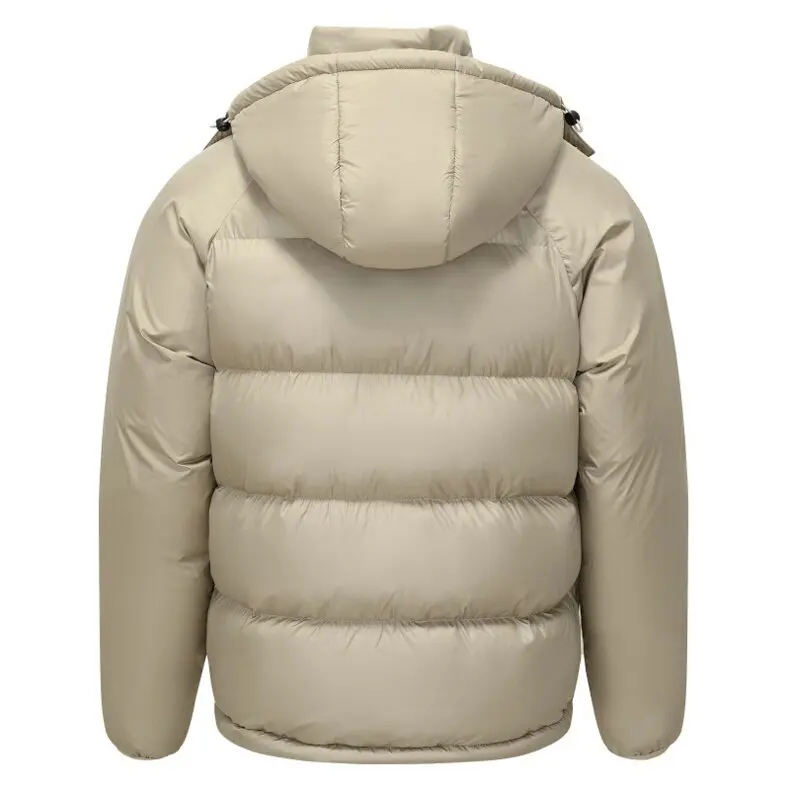 UETEEY Men's Winter Hooded Puffer Parka Thick Warm Heavyweight Windproof Outdoor Casual Streetwear Fashion Jacket Versatile Coat