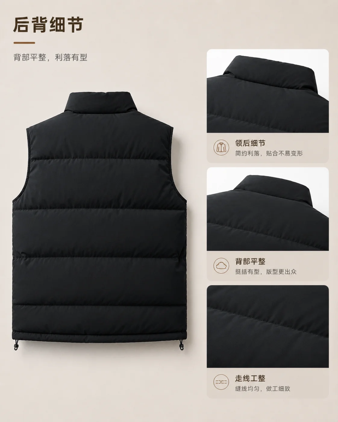 Men' Sleeveless Vest Jackets Winter Fashion Male Cotton-Padded Vest Coats Men Stand Collar Windproof Vest Winter Waistcoats