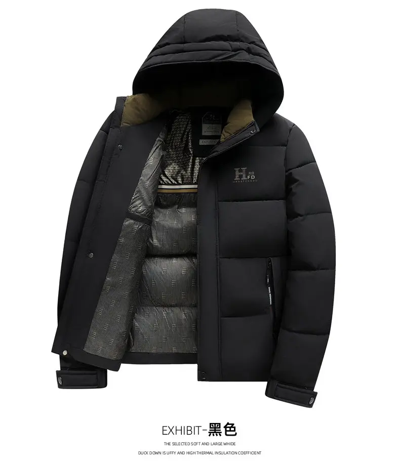 2026 men's thick hooded cotton coat for autumn/winter men new youth casual anti-cold and warm thicken outerwear size L-5XL