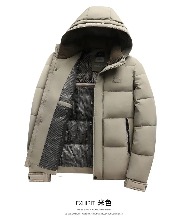 2026 men's thick hooded cotton coat for autumn/winter men new youth casual anti-cold and warm thicken outerwear size L-5XL