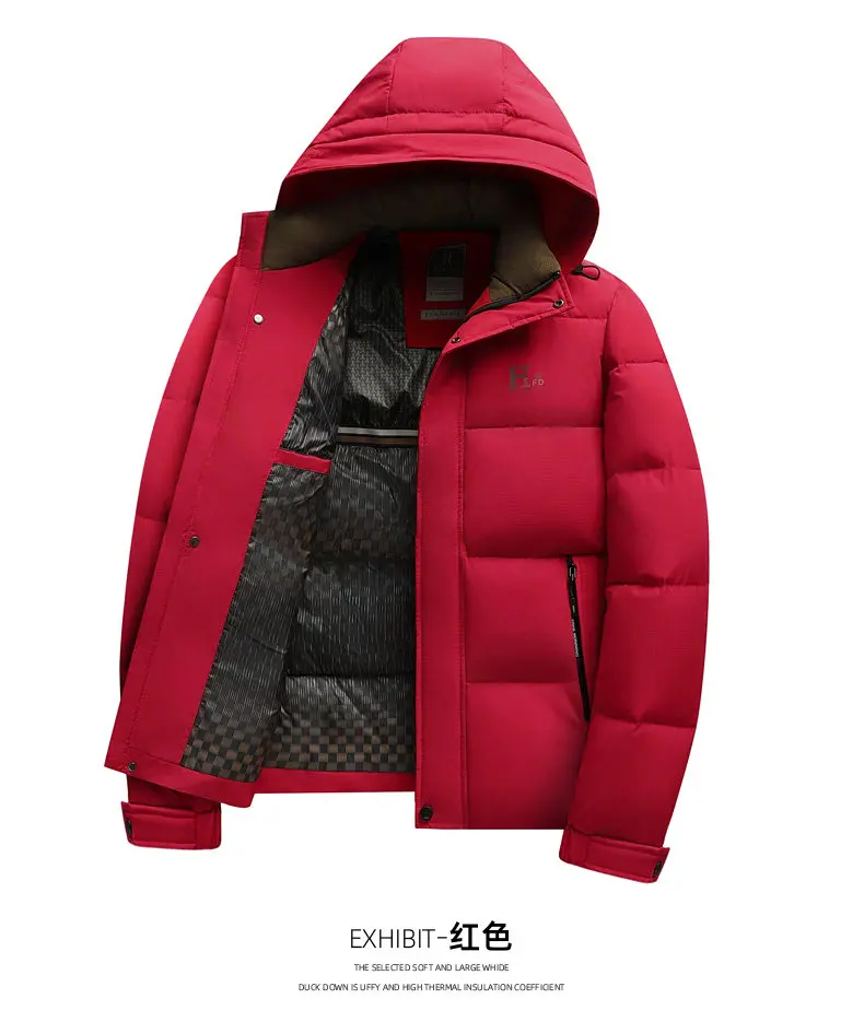 2026 men's thick hooded cotton coat for autumn/winter men new youth casual anti-cold and warm thicken outerwear size L-5XL