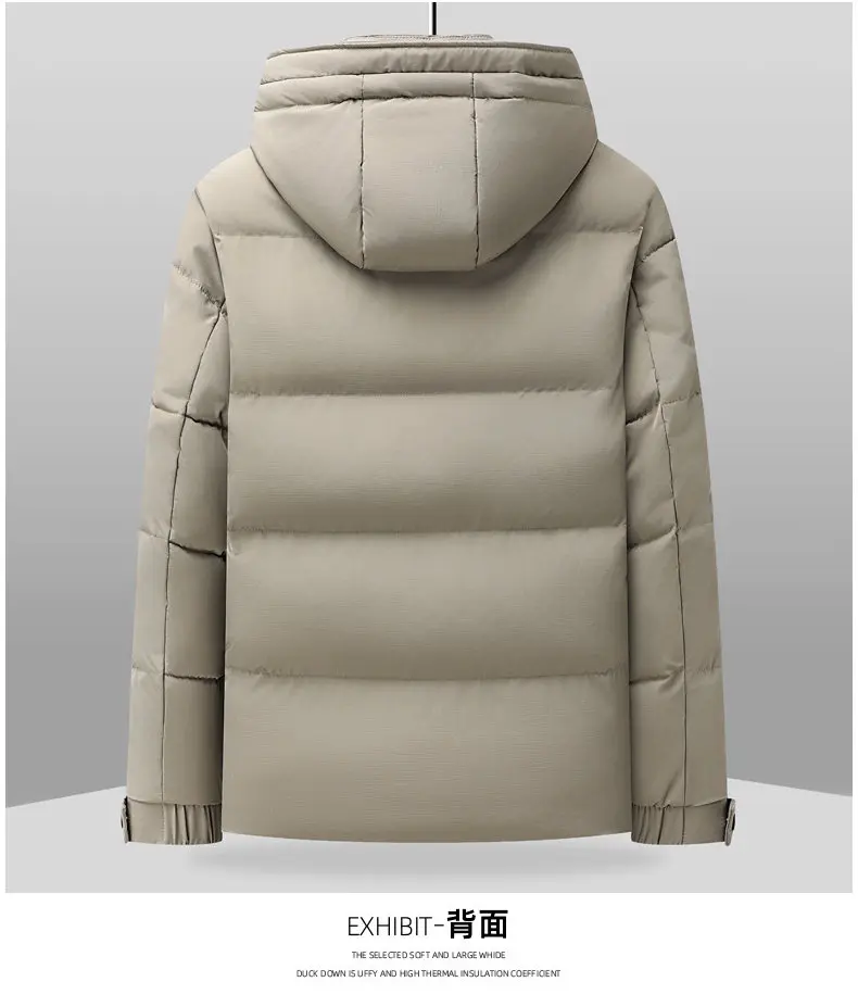 2026 men's thick hooded cotton coat for autumn/winter men new youth casual anti-cold and warm thicken outerwear size L-5XL