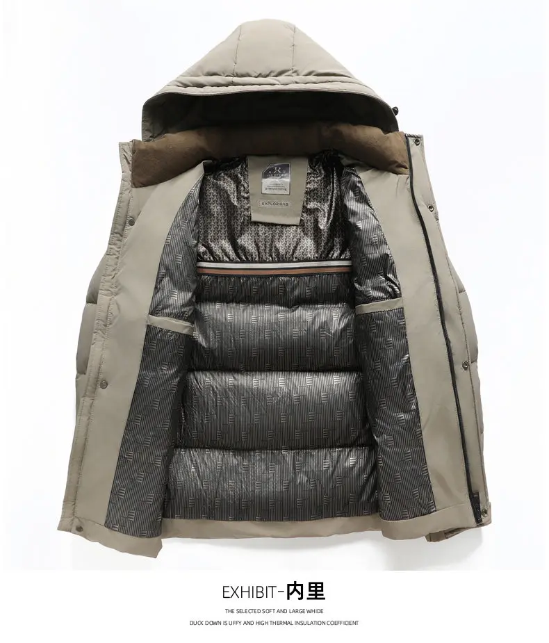 2026 men's thick hooded cotton coat for autumn/winter men new youth casual anti-cold and warm thicken outerwear size L-5XL