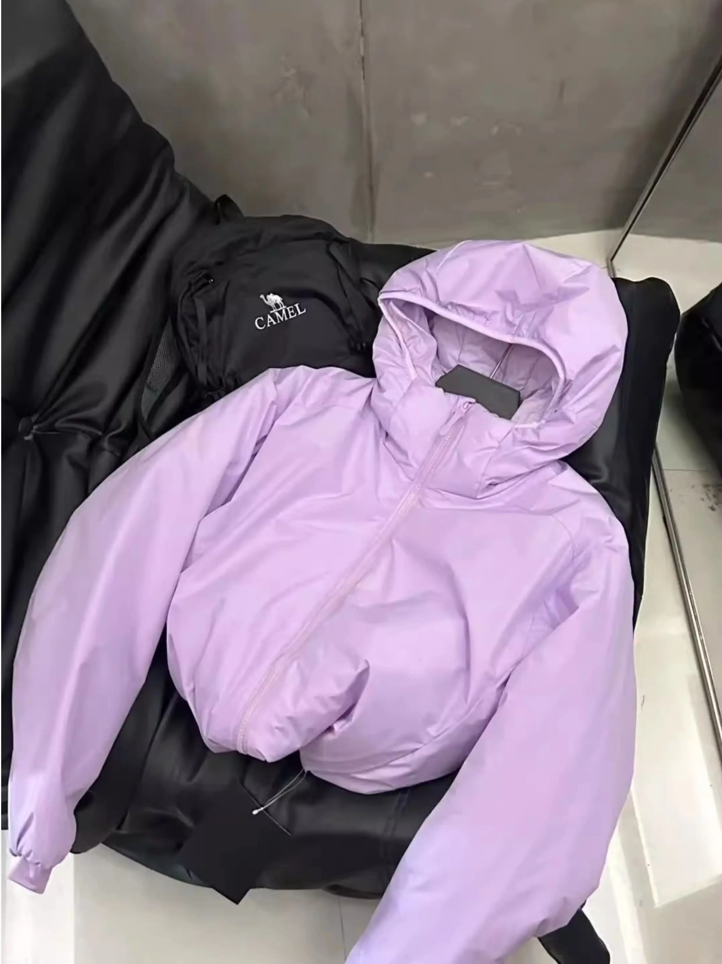 Gmiixder Premium Lightweight Insulated Jacket Unisex Couple Waterproof Hooded Warm Coat Autumn Winter Outdoor Outerwear