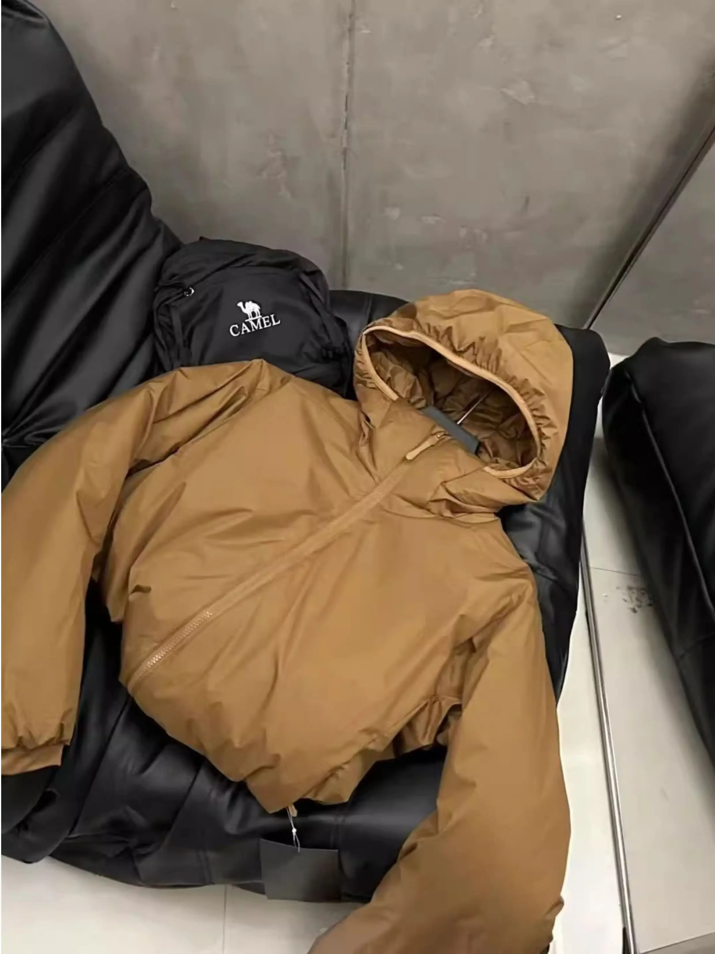 Gmiixder Premium Lightweight Insulated Jacket Unisex Couple Waterproof Hooded Warm Coat Autumn Winter Outdoor Outerwear