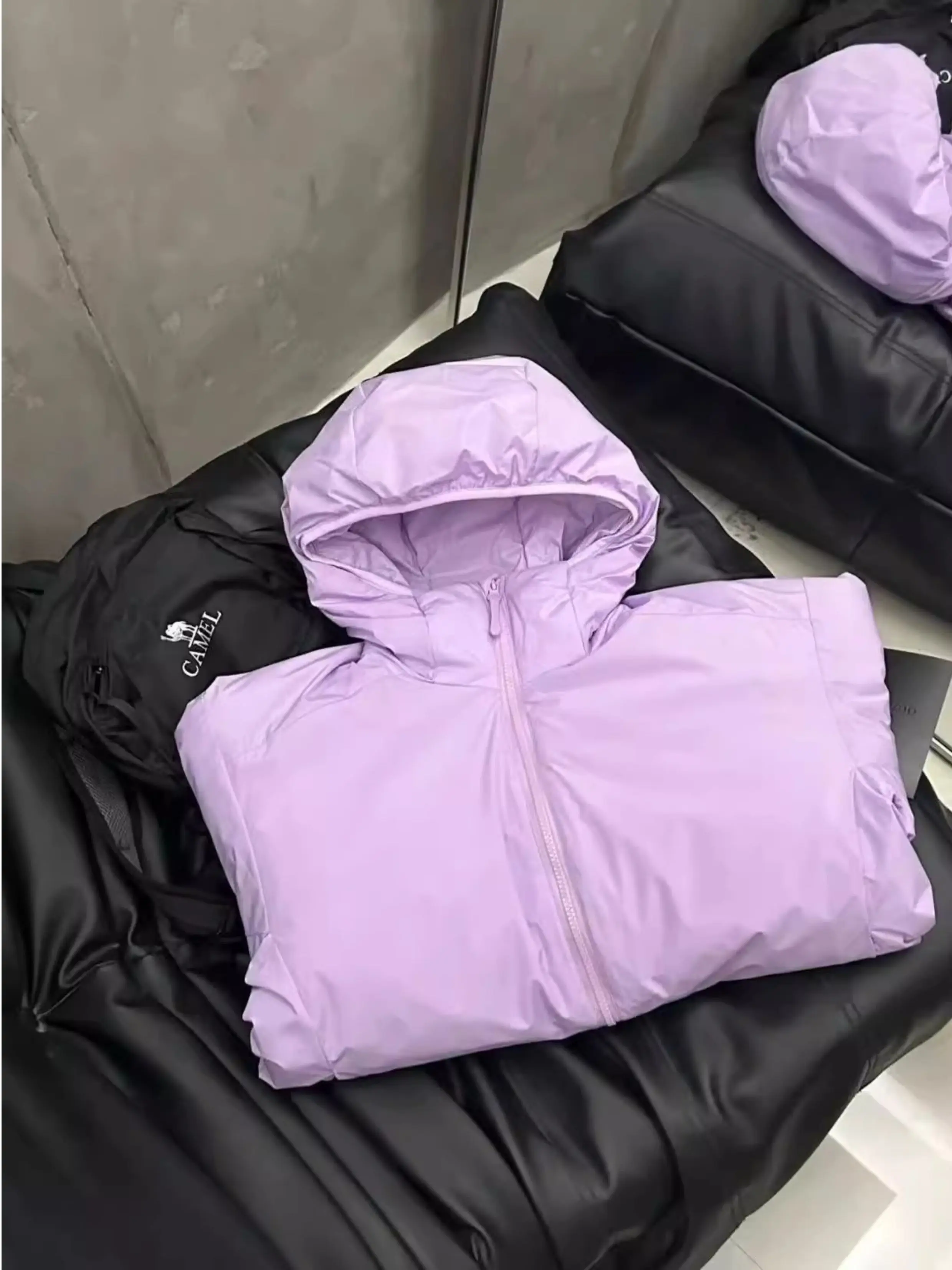 Gmiixder Premium Lightweight Insulated Jacket Unisex Couple Waterproof Hooded Warm Coat Autumn Winter Outdoor Outerwear