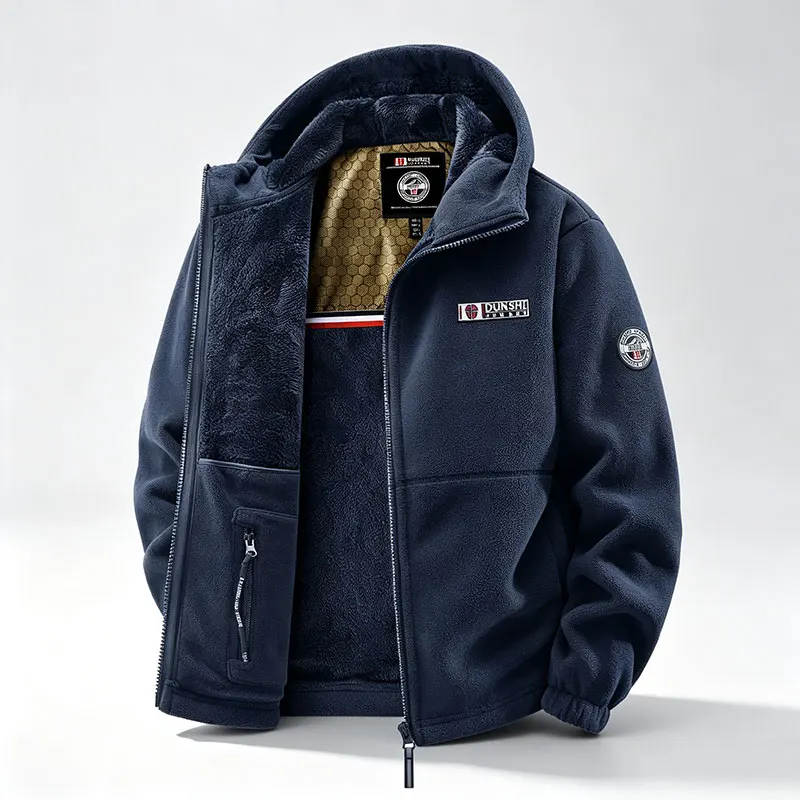Men's Autumn and Winter Outdoor Hooded Jacket, Suitable for Daily Wear at Home, for Travel, Parties, Commuting, Outdoor Fashion