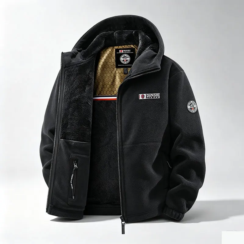 Men's Autumn and Winter Outdoor Hooded Jacket, Suitable for Daily Wear at Home, for Travel, Parties, Commuting, Outdoor Fashion