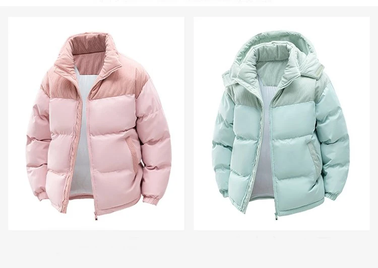 2027 Winter Men Corduroy Coat Outdoor Removable Hooded Jacket Men Warm Outwear Casual Fashion Solid Parkas Jacket Male Tops