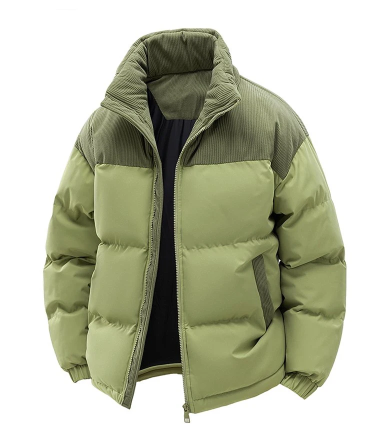 2027 Winter Men Corduroy Coat Outdoor Removable Hooded Jacket Men Warm Outwear Casual Fashion Solid Parkas Jacket Male Tops