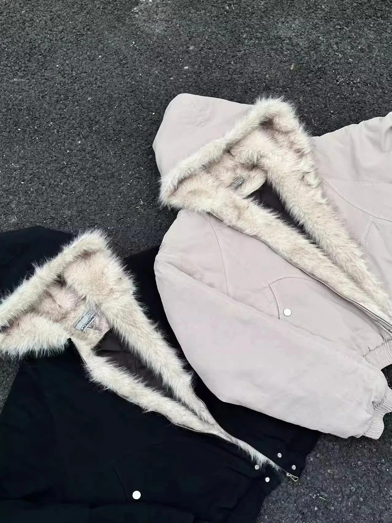 Men Hooded Fur Collar Winter Parkas Men American Street Style Short Length Parkas Men Fashion Casual Plus Velvet Cotton Jackets