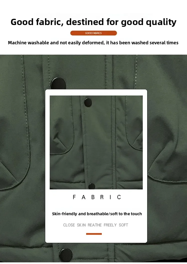 Couple's Thicken Padded Coats Men Women Winter Hooded Parka Jackets Men's Outdoor Loose Fit Windproof Parkas Warm Puffer Jackets