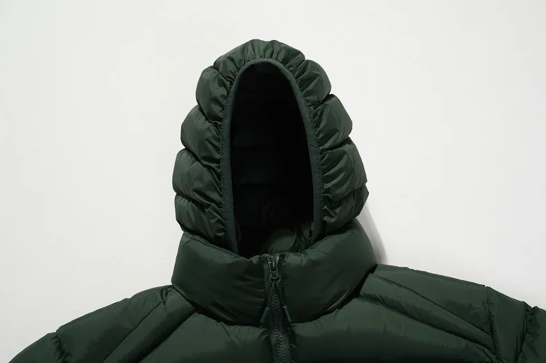 Men's Casual Hooded Cotton Jacket Lightweight Thickened European Size for Middle-Aged And Young Cotton Clothes
