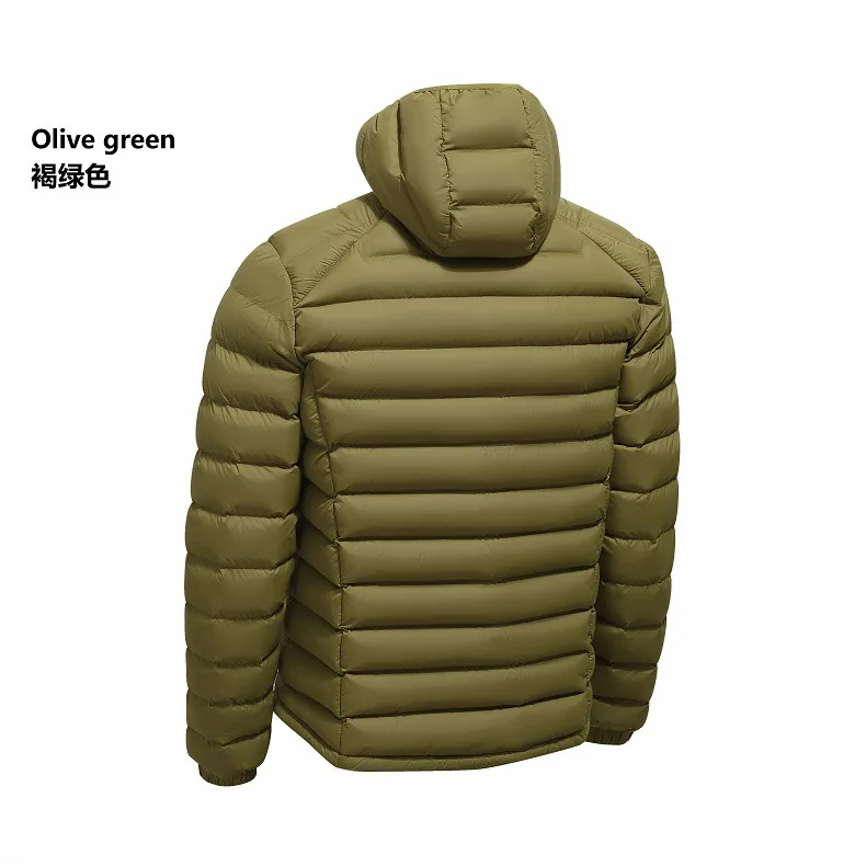 Men's Casual Hooded Cotton Jacket Lightweight Thickened European Size for Middle-Aged And Young Cotton Clothes