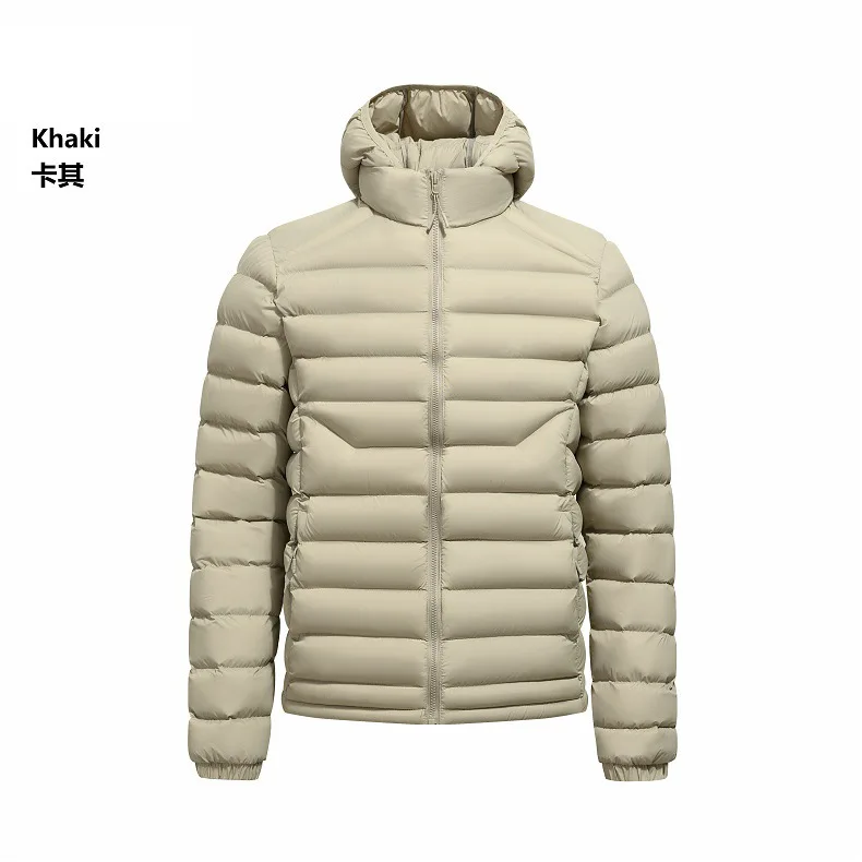 Men's Casual Hooded Cotton Jacket Lightweight Thickened European Size for Middle-Aged And Young Cotton Clothes