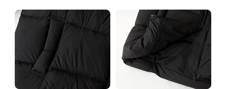 CHIC VEN Women Down Coats Long Sleeve New Soft Solid Lightweight Bread Down Jacket Female Warm Coat Lapel Outerwear Winter 2023
