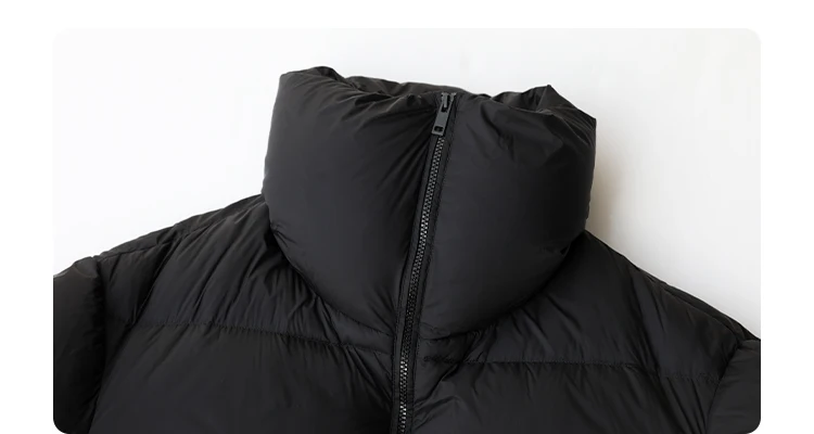 CHIC VEN Women Down Coats Long Sleeve New Soft Solid Lightweight Bread Down Jacket Female Warm Coat Lapel Outerwear Winter 2023