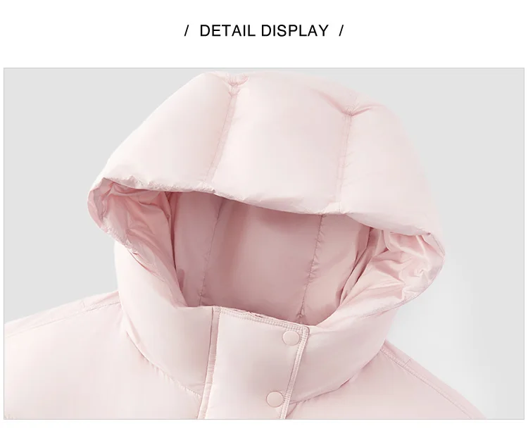 Semir Down Jacket Women Winter Down Waterproof Oil-proof Stain-proof Heat-Generating Anti-Static 2026 New Mid-Length Women