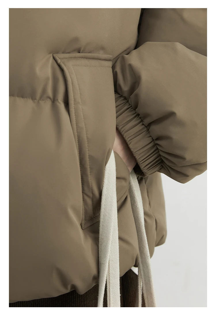 CHIC VEN Women Down Coats New Loose Hooded 90 White Duck Down Down Jacket Female Warm Bread Jacket Autumn Winter 2024