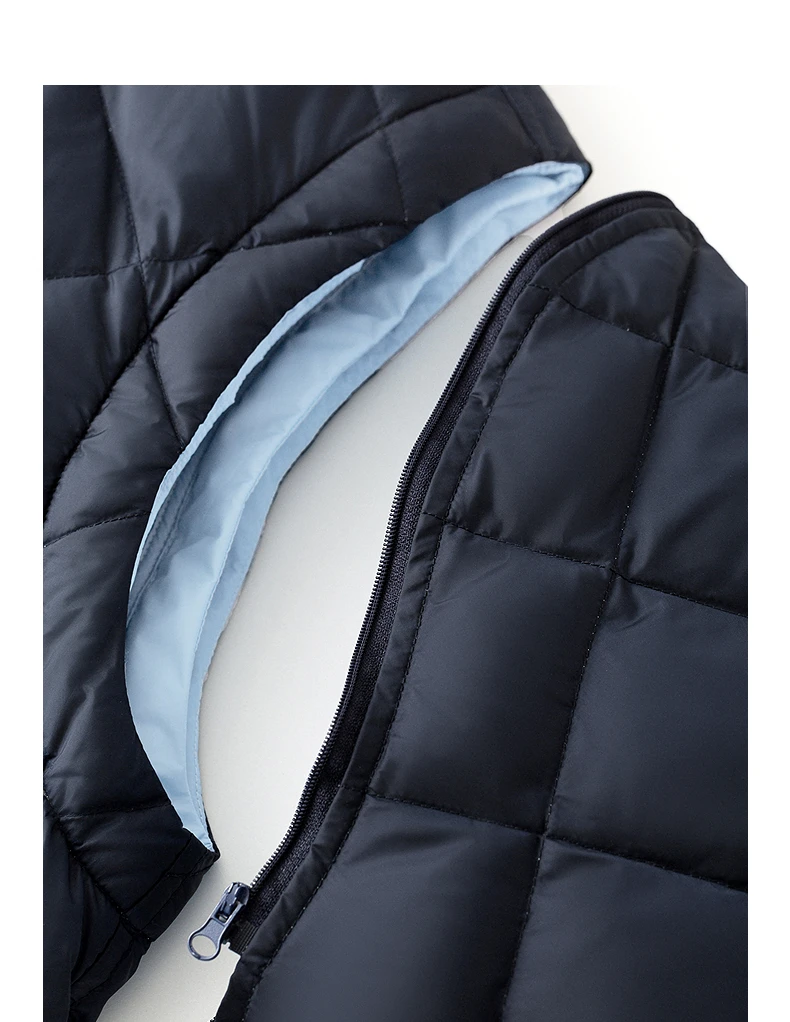 TOYOUTH Women 90% White Duck Down Jacket 2025 Winter New Double Side Antibacterial Turn Down Collar Parka Female Outwear Coat