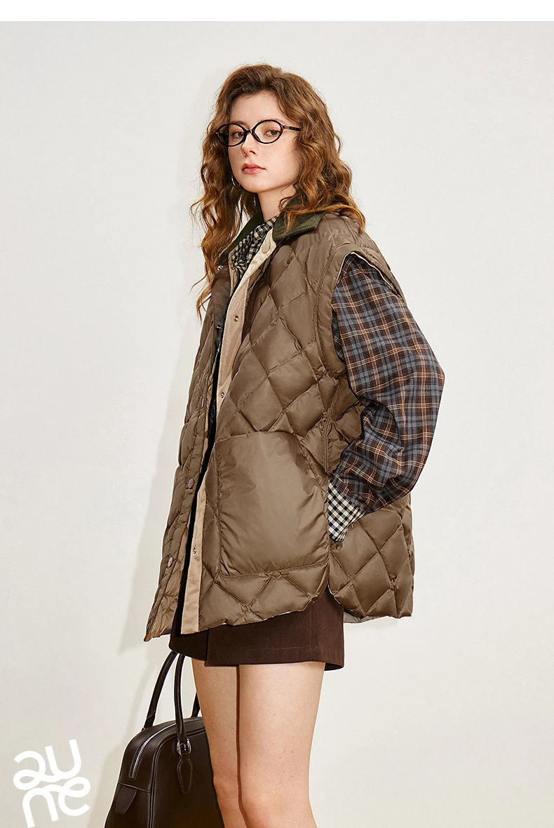 TOYOUTH Women 90% White Duck Down Jacket 2025 Winter New Double Side Antibacterial Turn Down Collar Parka Female Outwear Coat