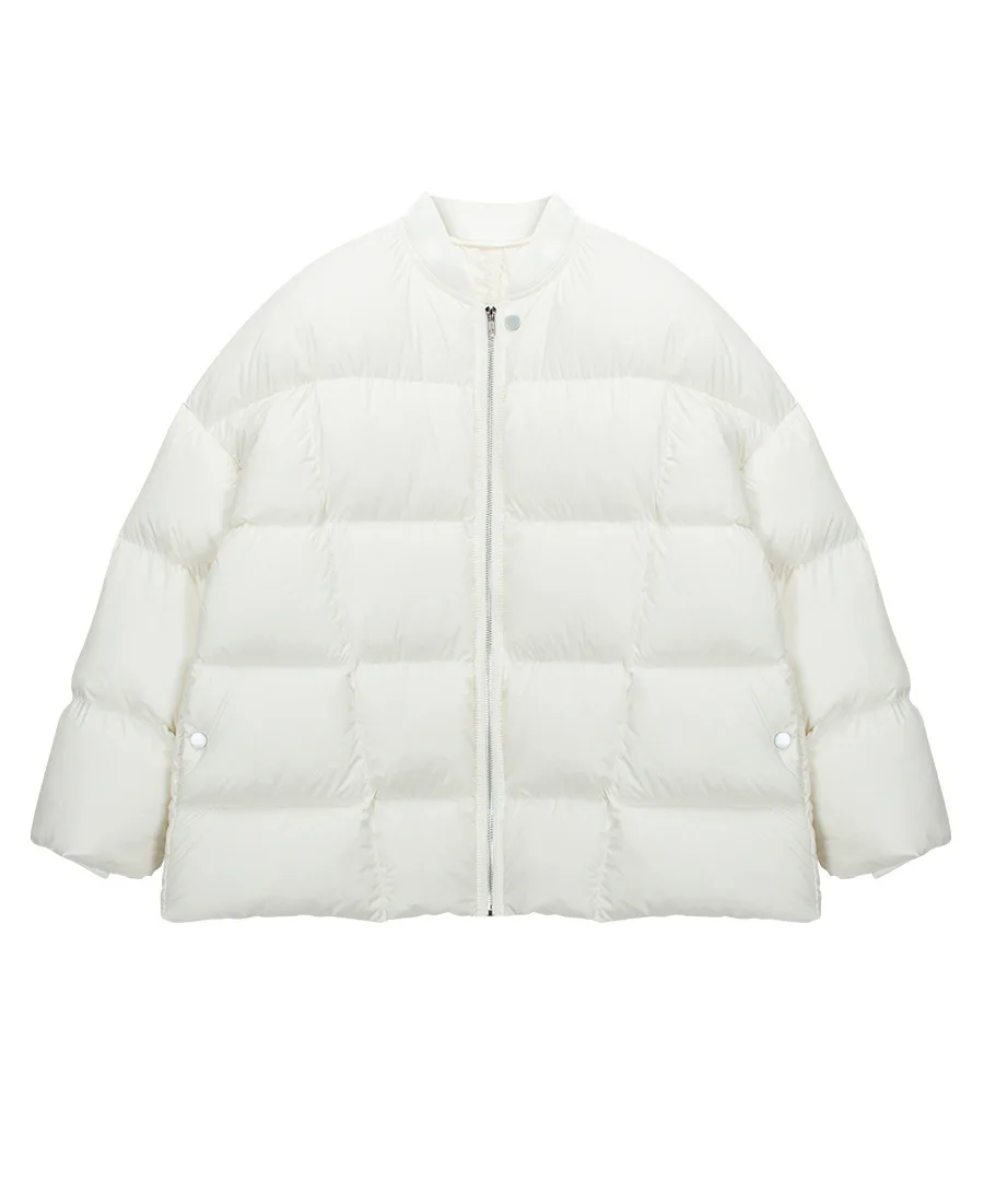 UMI MAO 90 White Duck Down Baseball Collar Down Jacket Women Winter New Fashion Thickened Casual Warm Trendy Puffer Jacket