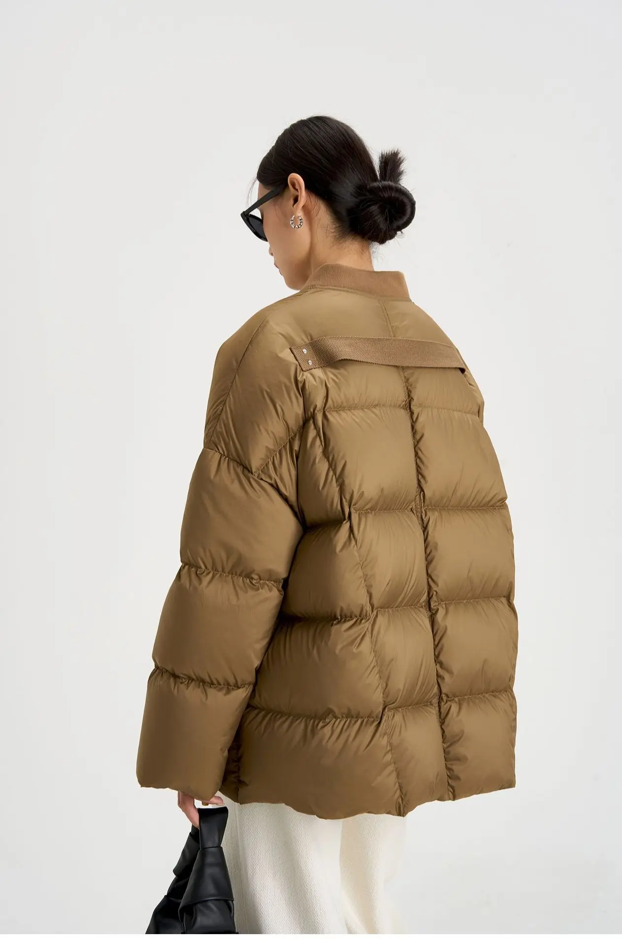 UMI MAO 90 White Duck Down Baseball Collar Down Jacket Women Winter New Fashion Thickened Casual Warm Trendy Puffer Jacket