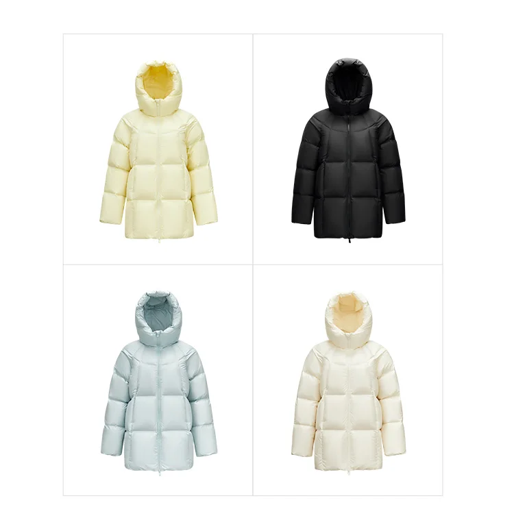 Semir Down Jacket Women Winter Mid-Length 90% Down Fill Thick Three-Resistant Turtle Back Raglan 2026 New Outerwear Women's Wear