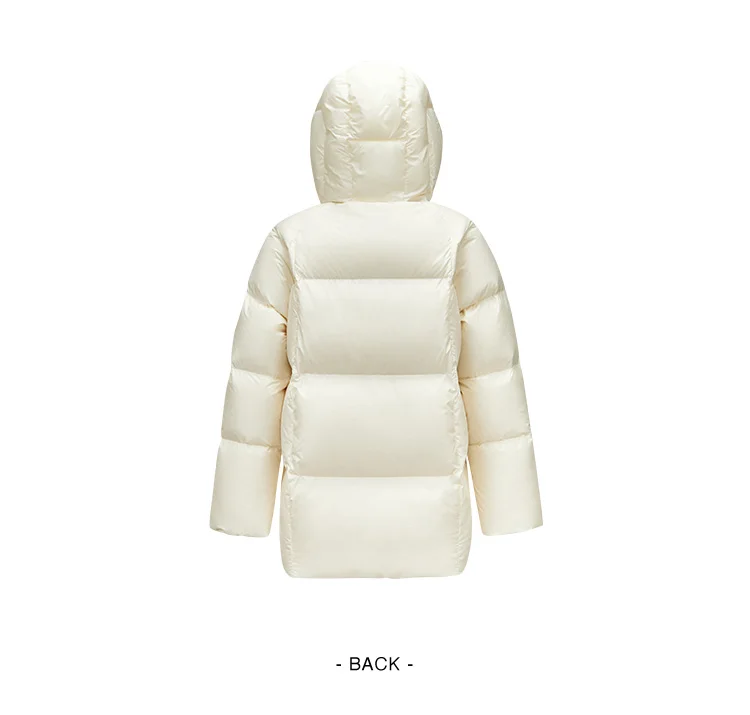 Semir Down Jacket Women Winter Mid-Length 90% Down Fill Thick Three-Resistant Turtle Back Raglan 2026 New Outerwear Women's Wear
