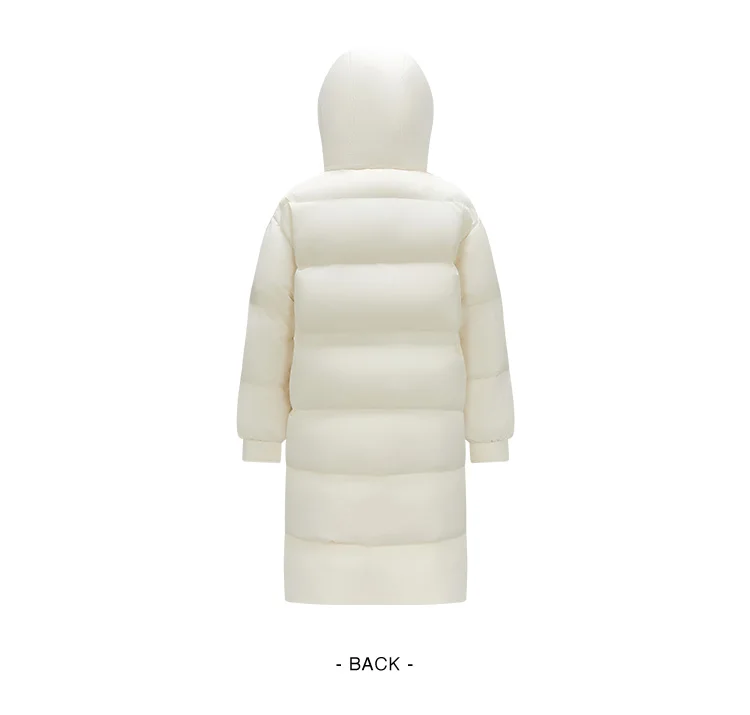 Semir Down Coat Women LongWaterproof Oil-proof Stain-proof Warm 2026 Winter New Loose Hooded Versatile Jacket Woman