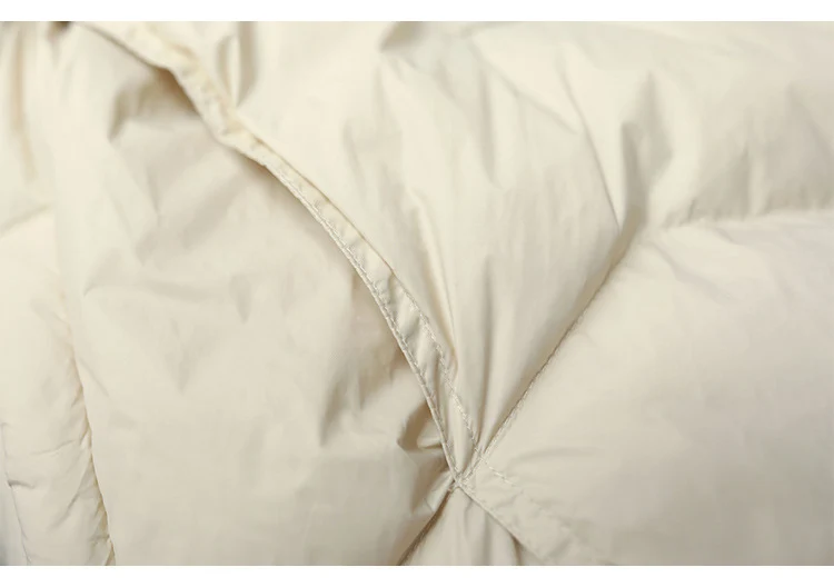 Schinteon Women Japanese Style Jacket Over Size White Duck Down Coat Loose Warm Autumn Winter Casual Outwear Top Quality