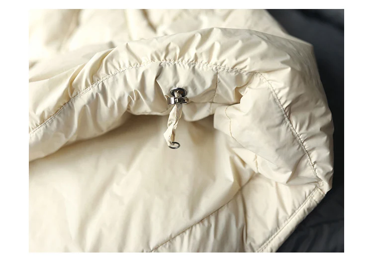 Schinteon Women Japanese Style Jacket Over Size White Duck Down Coat Loose Warm Autumn Winter Casual Outwear Top Quality