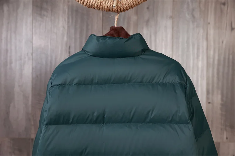 Chinese Style Vintage Embroidered Buckle Down Coat Women Warm Light White Duck Down Jacket Parkas Ladies Short Puffer Outwears