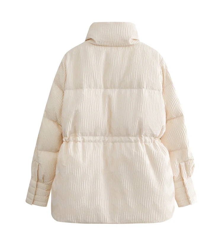 AMII Minimalist Duck Down Puffer Coat Women Winter 2026 Lightweight Stand Collar Lapel Warm Outerwear New Jackets 12344052