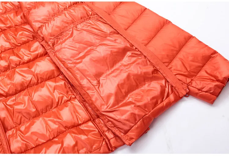 2022 Autumn Winter Women Lightweight White Duck Down Jacket Parka Female Ultra Light Down Coat Warm Puffer Outwears Short Tops